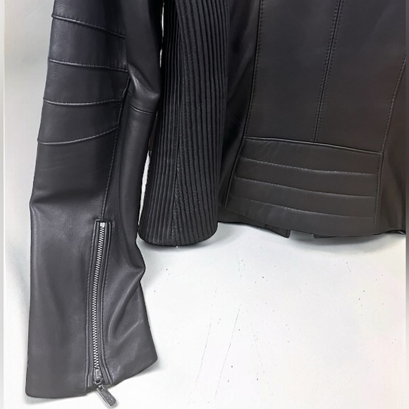 Cole Haan - Women’s Racer Leather Jacket - NWOT - Picture 12 of 14